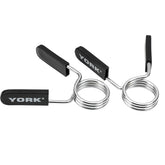 York Barbell Olympic Spring Collars, York Fitness